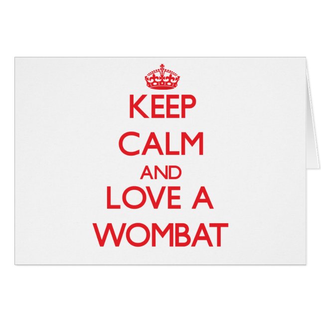 Wombat (Front Horizontal)