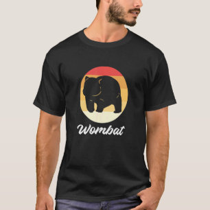 Wombat At Sunset Zookeeper T-Shirt