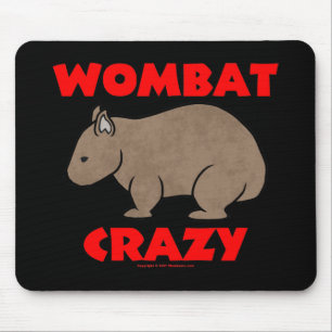 Wombat Crazy Mouse Pad