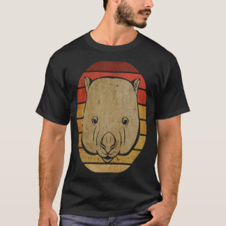 Wombat Cute Wildlife Animal Artsy Wombat T-Shirt