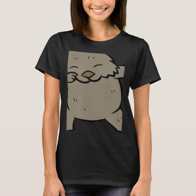 Wombat Dabbing Cute Marsupial Australian Wombat T-Shirt (Front)