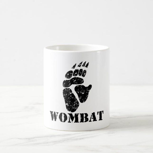 Wombat Footprint Coffee Mug (Center)