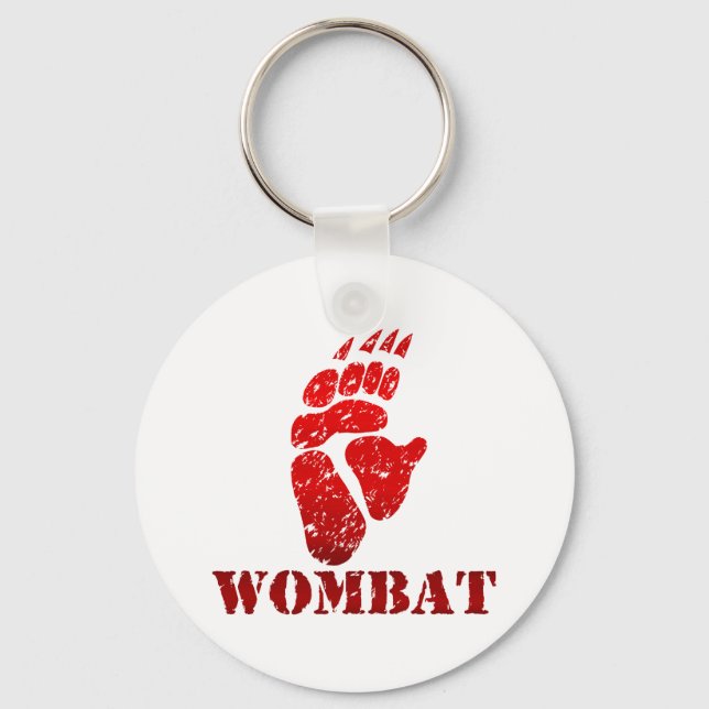 Wombat Footprint II O1 Key Ring (Front)