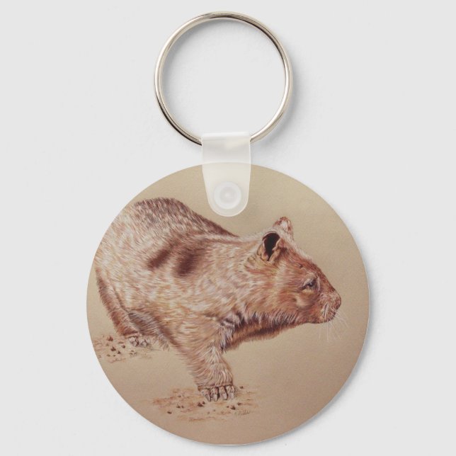 Wombat Key Ring (Front)