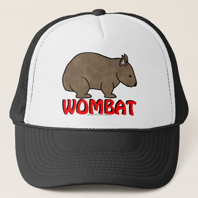 Wombat Logo Trucker Hat (Front)