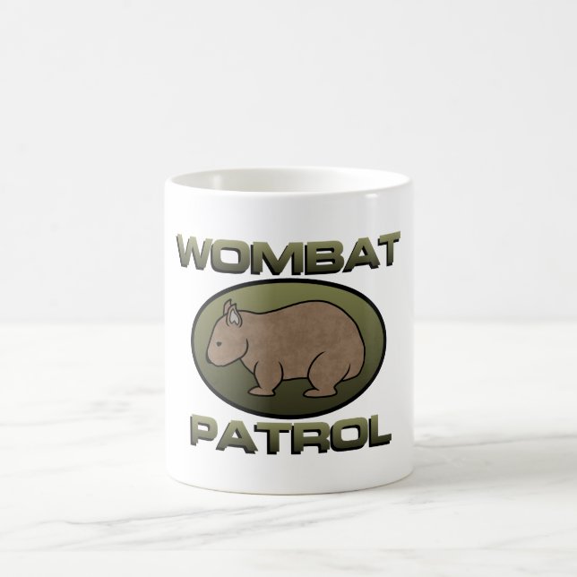 Wombat Patrol II Coffee Mug (Center)
