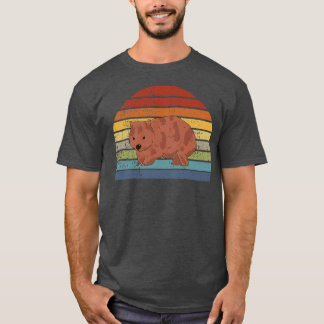 Wombat Retro Vintage T-Shirt