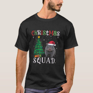 Wombat Squad Boys Girls Kids Christmas Tree Lights T-Shirt