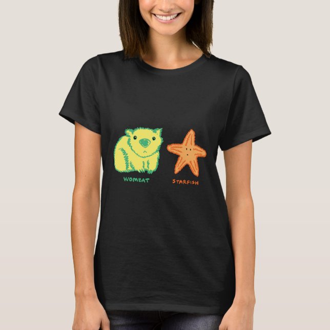 Wombat Starfish T-shirt (Front)