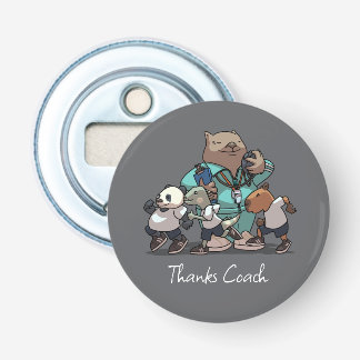 Wombat Thank You Coach Gift Sports Trainer Artwork Bottle Opener