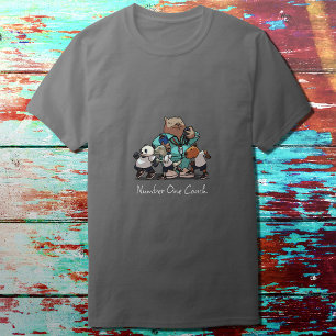 Wombat Thank You Coach Gift Sports Trainer Artwork T-Shirt