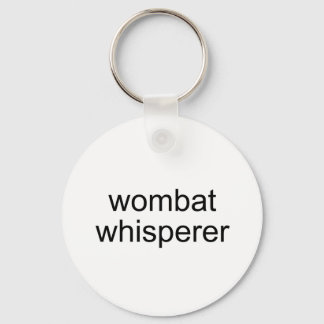 wombat whisperer key ring