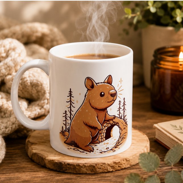 Wombat Wonderland Mug” Coffee Mug (Wombat Wonderland Mug” Coffee Mug)