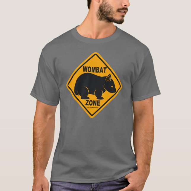 Wombat Zone Sign T-Shirt (Front)