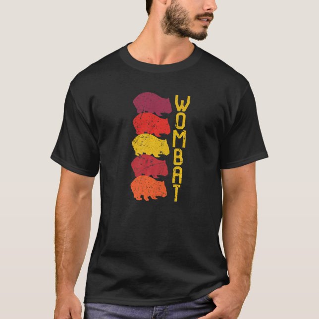 Wombats Vintage T-Shirt (Front)