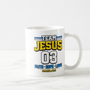 Women's Team Jesus Matching Family Christian F Coffee Mug
