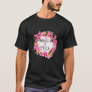 Women 89 Years Old Fabulous Since 1932 Happy 89th T-Shirt
