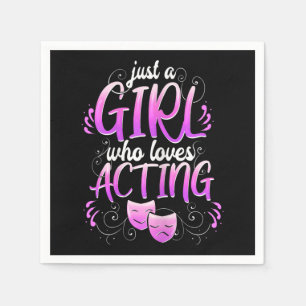 Women Actress Girl Acting Broadway Musicals Acter Napkin