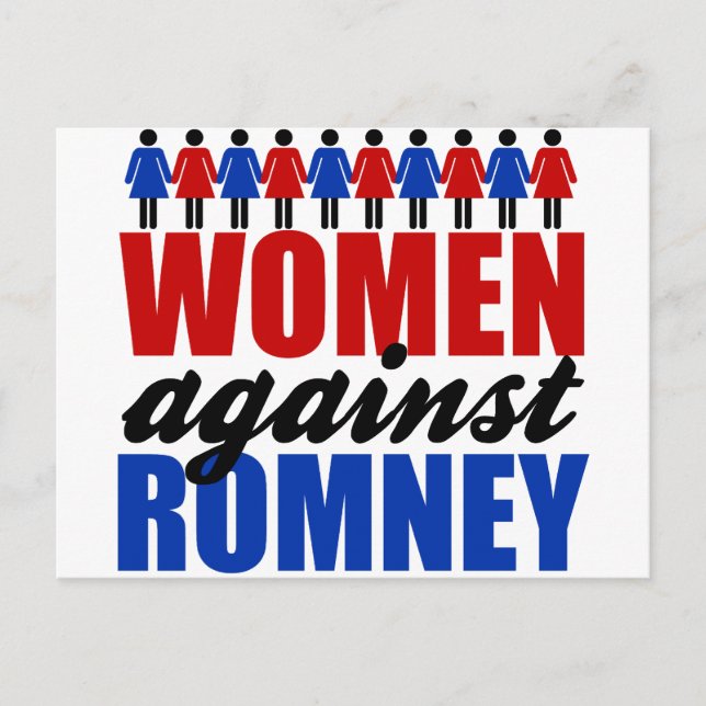 Women Against Romney Postcard (Front)