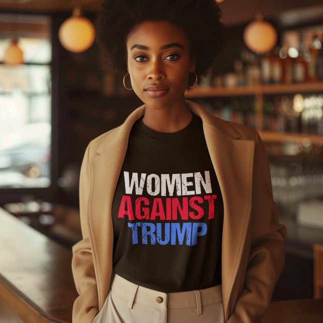 Women Against Trump Black T-Shirt (Creator Uploaded)