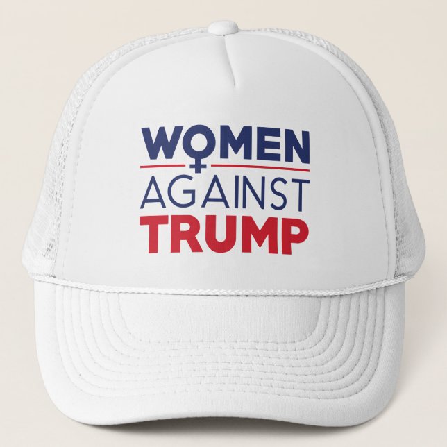 Women Against Trump Trucker Hat (Front)