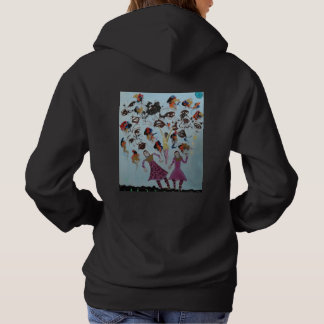 Women and Faces Painting Hoodie