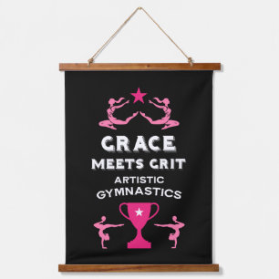 Women And Girls Artistic Gymnastics Hanging Tapestry