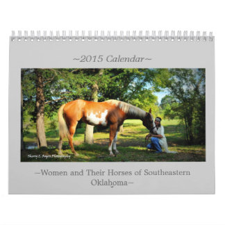 ~Women and Their Horses of Southeastern Oklahoma~ Calendar