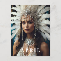 *~ Women AP53 APRIL Boho BIRTHDAY DIAMONDS