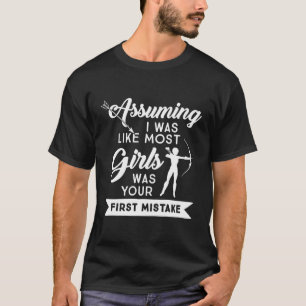 Women Archer Not Like Most Girls Bow Hunting T-Shirt