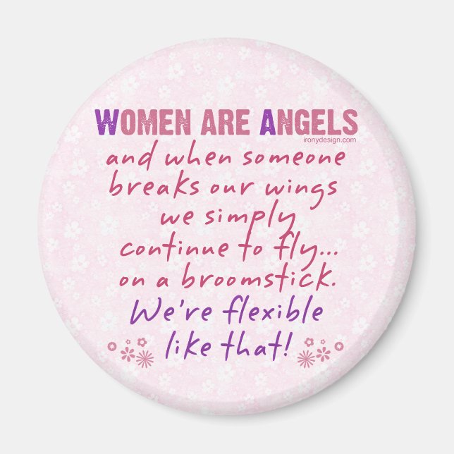 Women are Angels Magnet (Front)