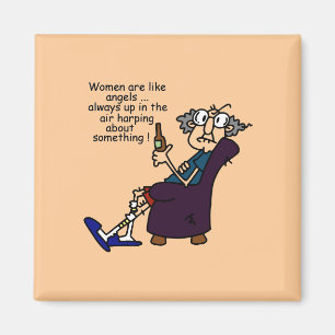 Women Are Like Angels Magnet