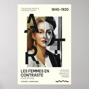 Women Artists Exhibition Poster French Art Print