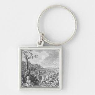 Women at Quern and Luaghad with view Talyskir Key Ring