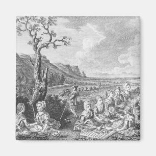 Women at Quern and Luaghad with view Talyskir Magnet