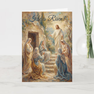 Women at the Garden Tomb Easter Card