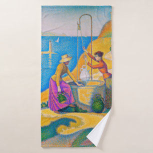 Women at the Well, Signac Bath Towel