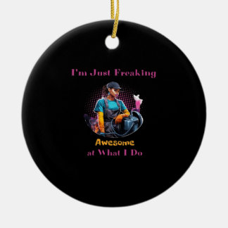 Women At Work - Emotional Help Coworker Ceramic Tree Decoration