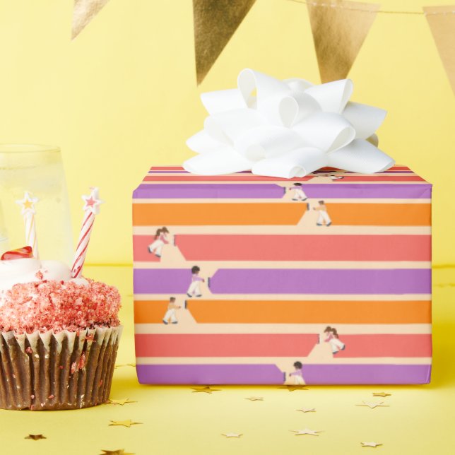 Women at Work Wrapping Paper (Birthday Party)