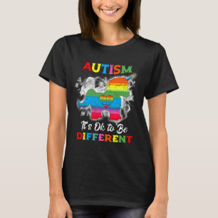Women Autism Unicorn Autism Awareness Vintage T-Shirt