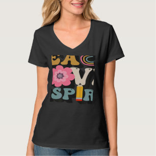 Women Back To School Teach Love Inspire female Tea T-Shirt