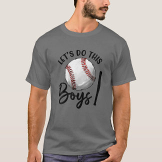 Women Baseball Mama Mum Baseball Grandma Funny Gif T-Shirt