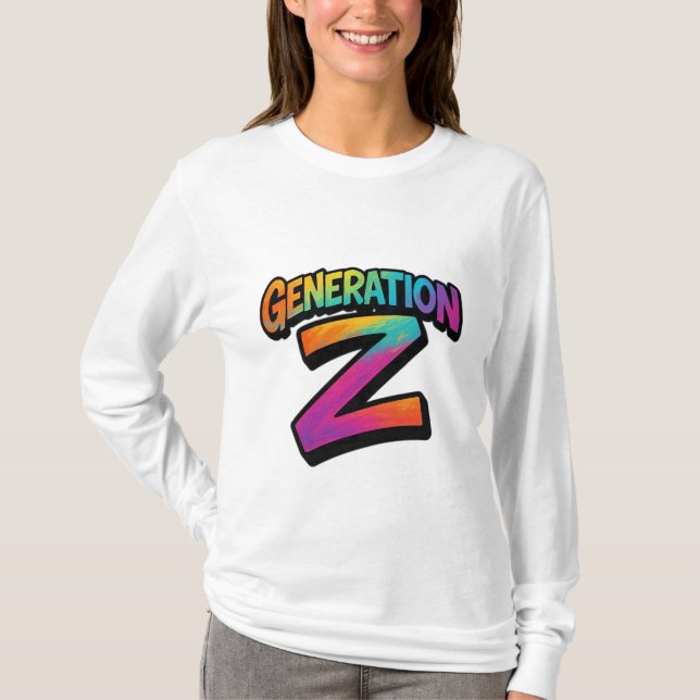 Women Basic long sleeve T-Shirt (Front)