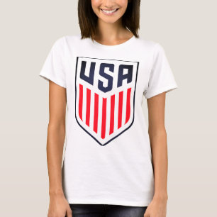 women black and white USA T-Shirt