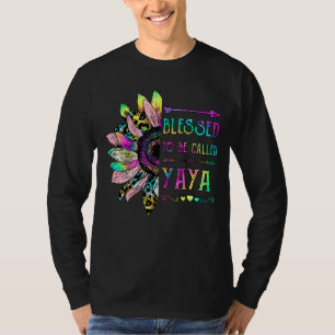 Women Blessed To Be Called Yaya Sunflower Mother's T-Shirt