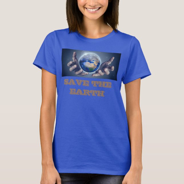 Women blue T-Shirt (Front)