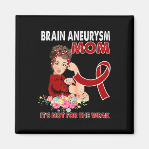 Women Brain Aneurysm Awareness Ribbon Magnet