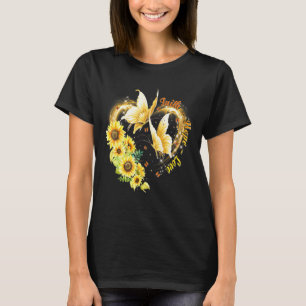 Women Butterfly Faith Hope Love T-Shirt