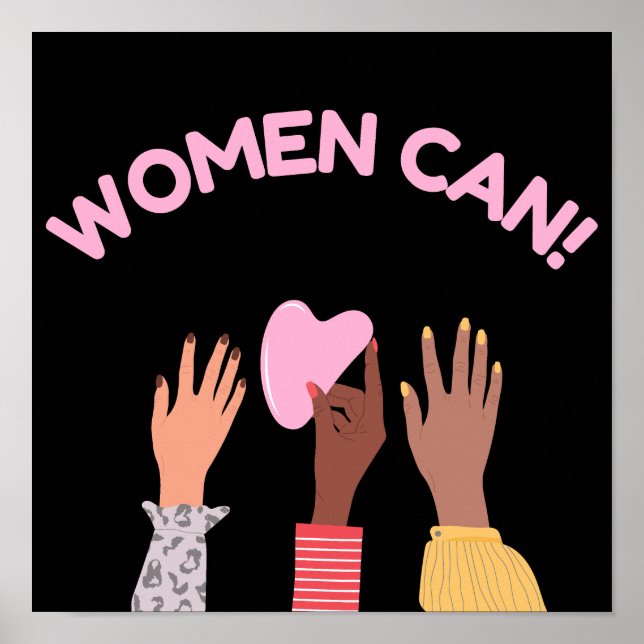 Women Can Feminist Poster (Front)
