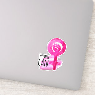 Women Can Solidarity Cut Vinyl Stickers